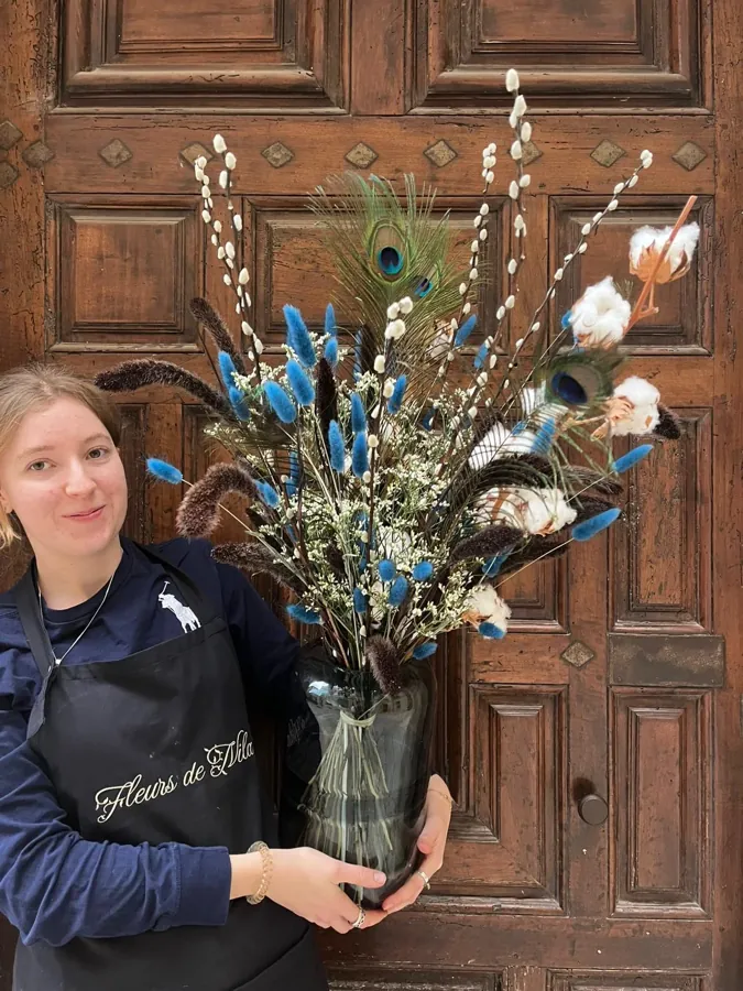 Bouquet de fleurs séchées - Collection Moment II - Fleuriste Nîmes